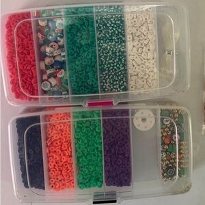Holiday Clay Bead and Charm Set